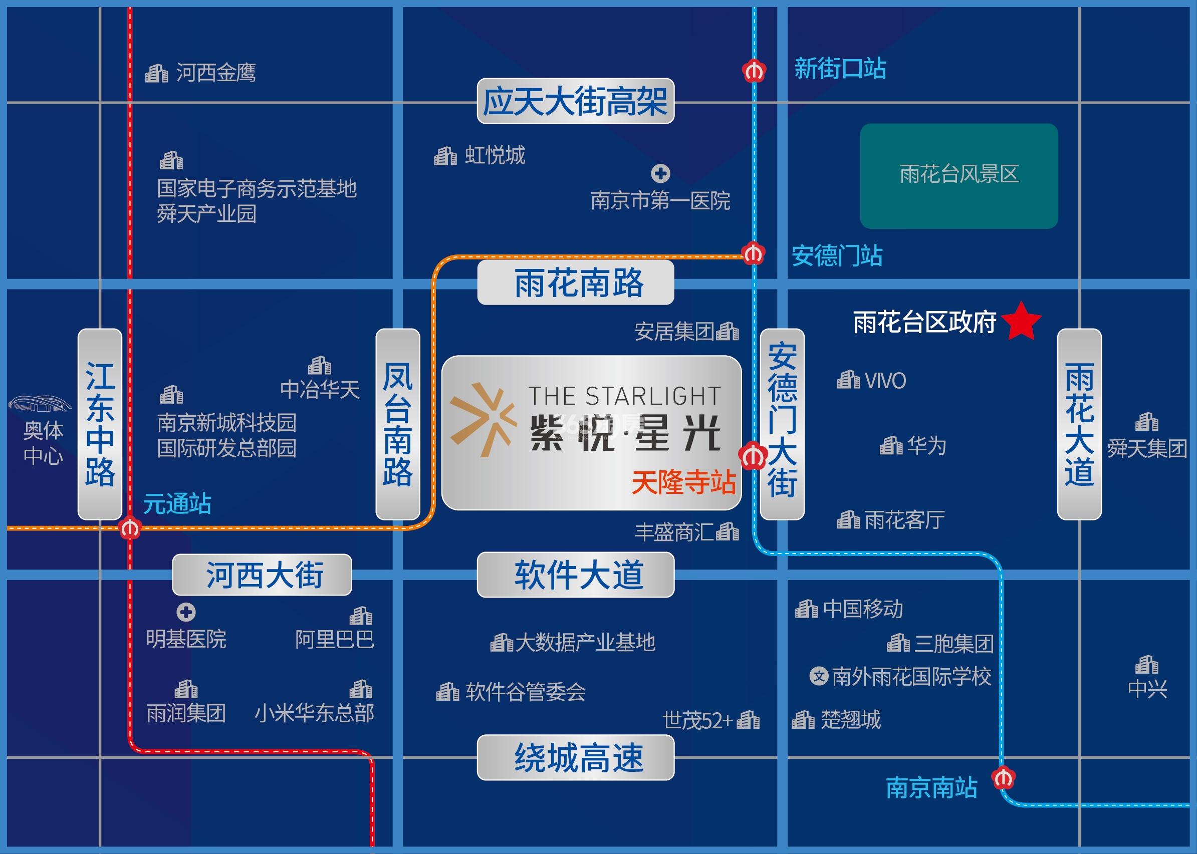 建发紫悦广场区位图