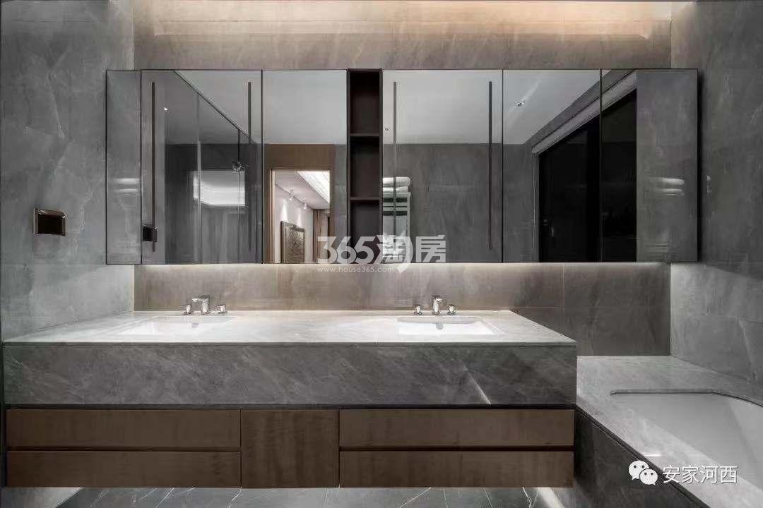 万科翡翠滨江230㎡样板间实景图-主卫