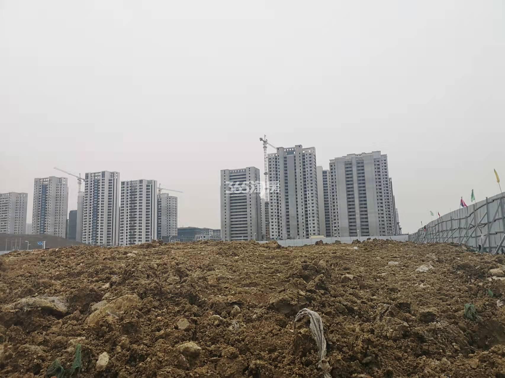 置地上玺项目现状实景图（2022.2.22）