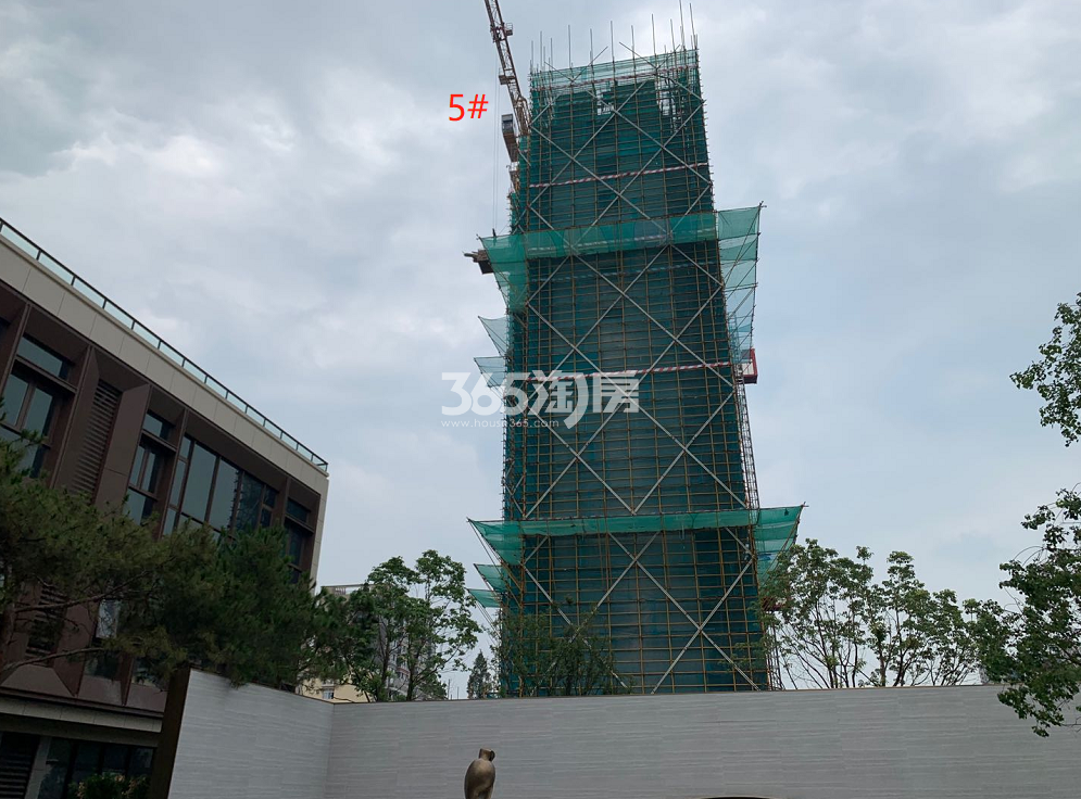 云际花园5#最新工程进展实景图（2020.10）