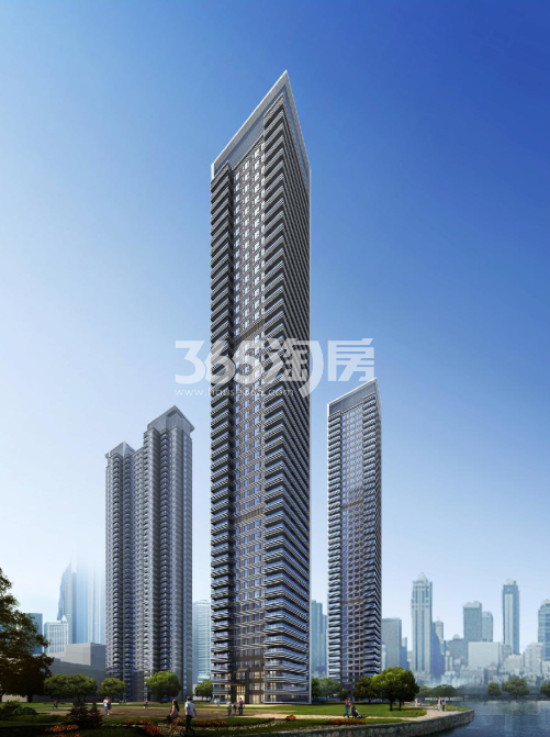 览月阁项目立面效果图