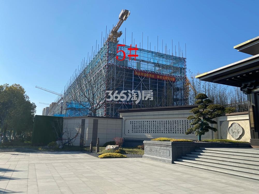 建发泊月湾5#工程进度（2021.2.20摄）