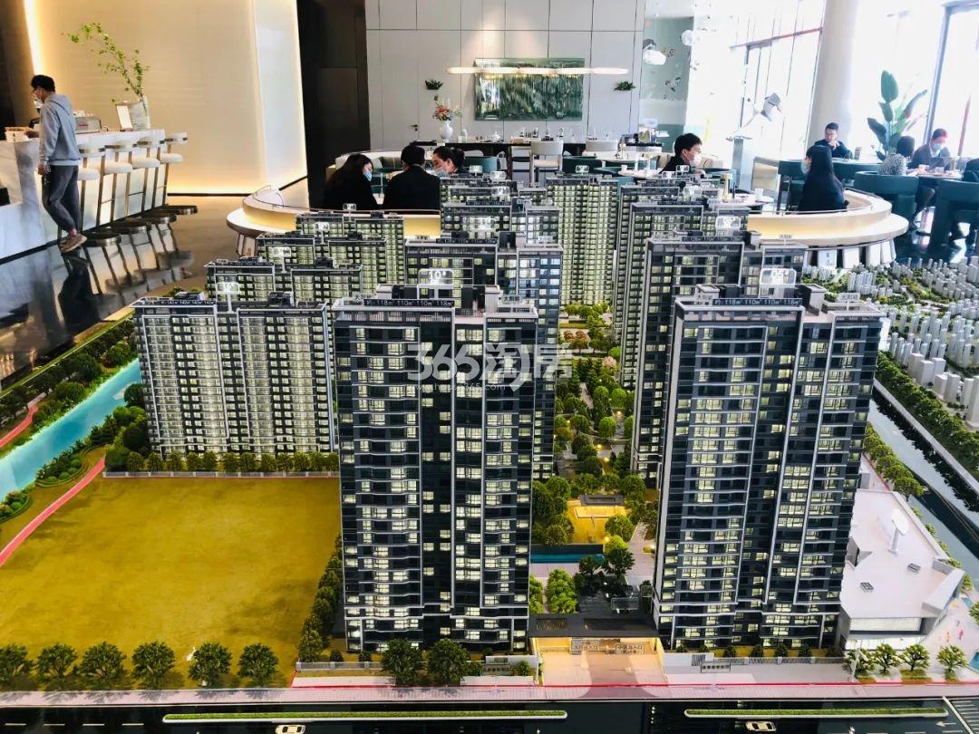 中海观江樾售楼处实景图