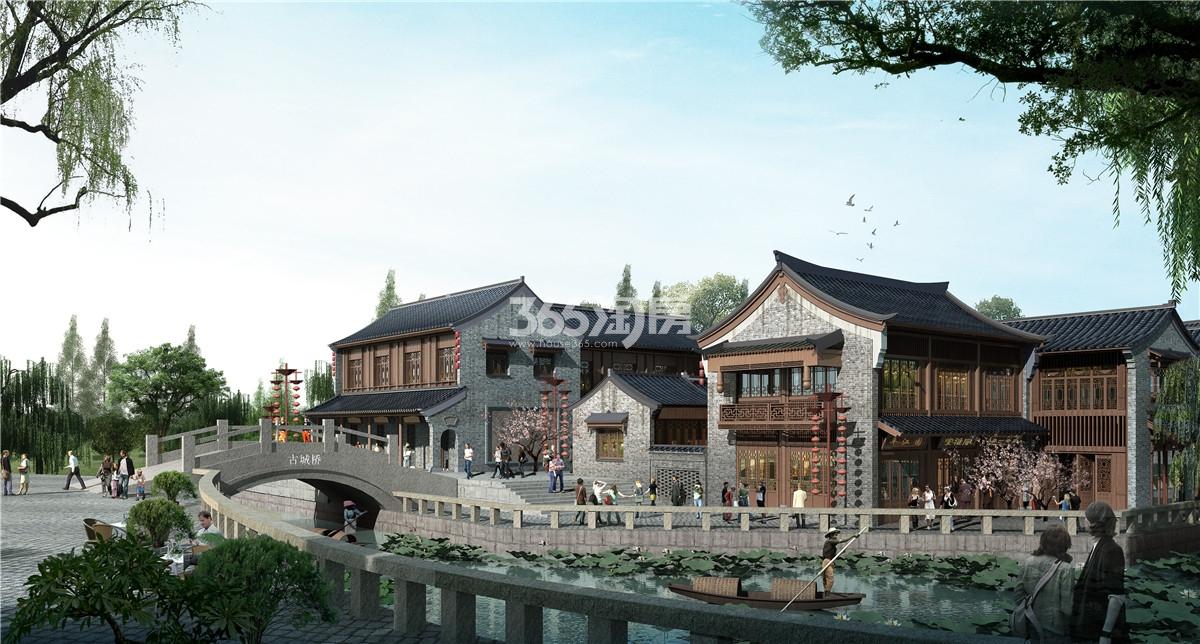文一塘溪津门水街效果图