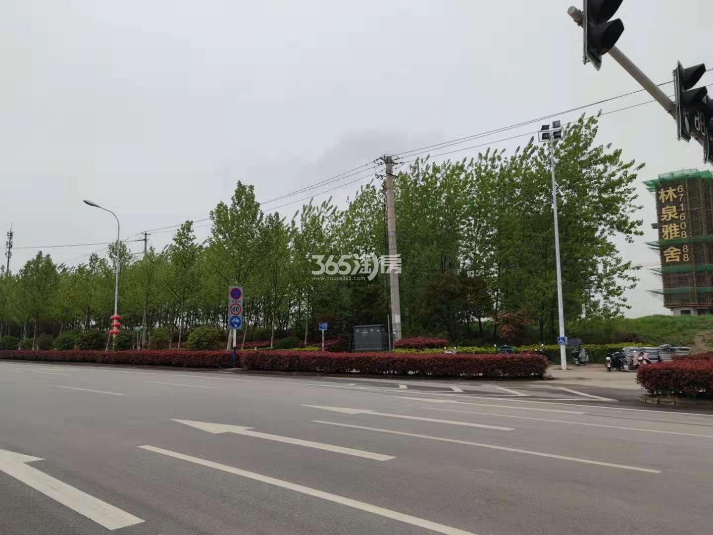 华宇林泉雅舍项目交通实景图（2021.4.19）