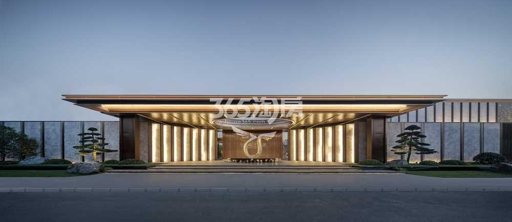 龙湖·粼云上府示范区实景（2021.12.9摄）
