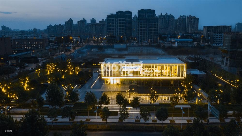 伟星长江赋示范区夜景实景图（2021.9.29）