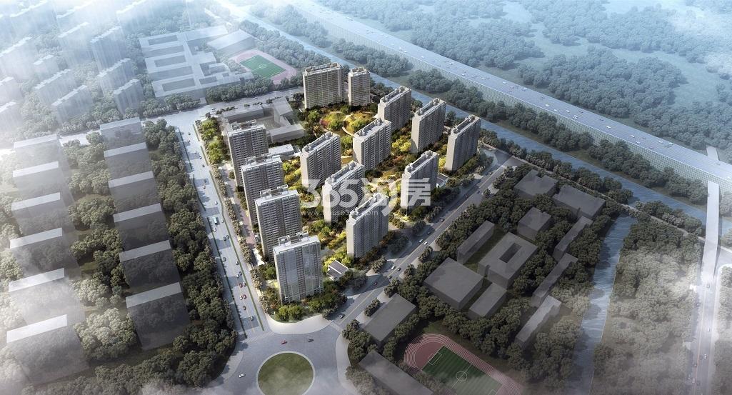 大悦澜庭西南俯视图