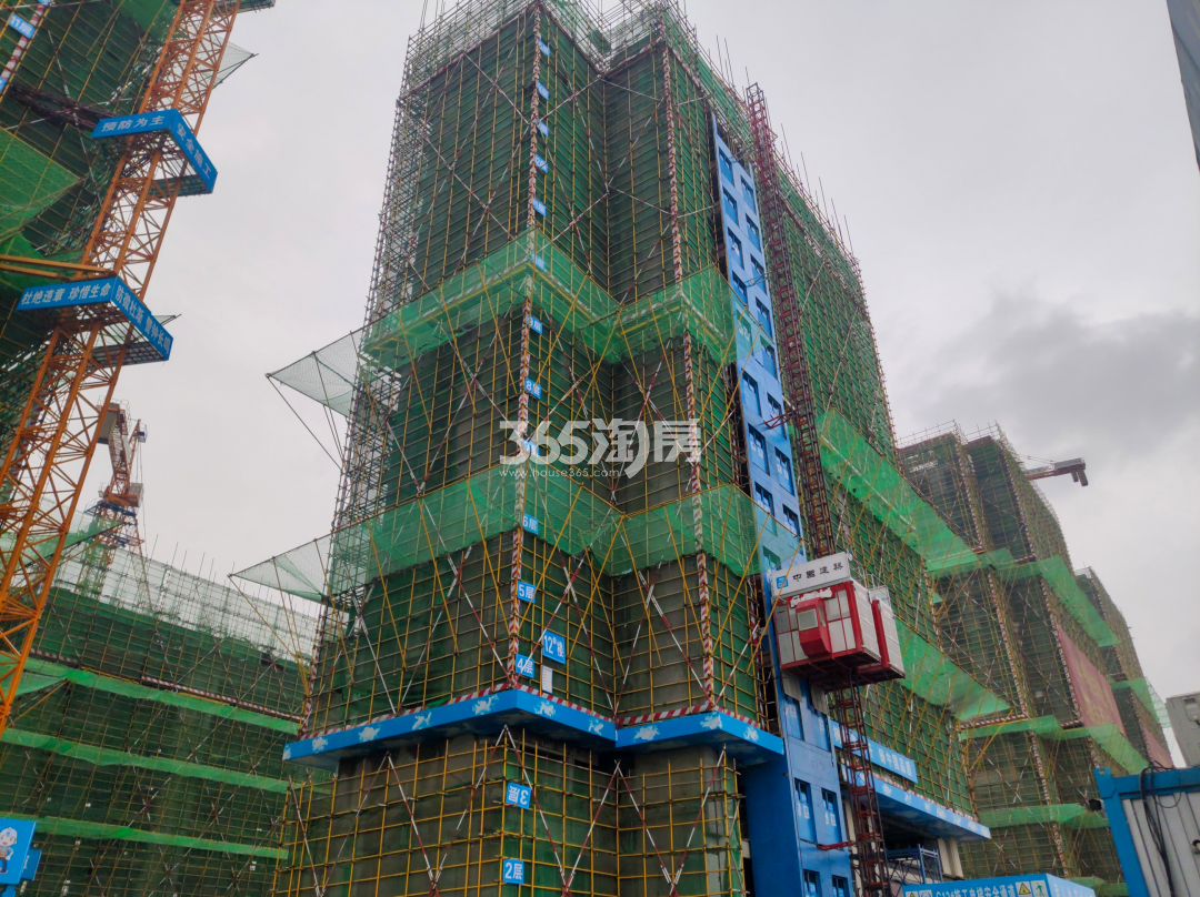 皖投新悦里G12#楼工程进度实景图（2021.3.15）