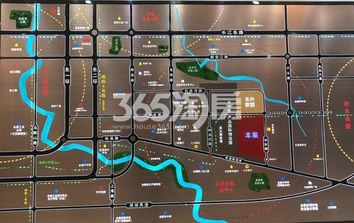 百大东城印象售楼部交通区位实景图（2021.3.16）