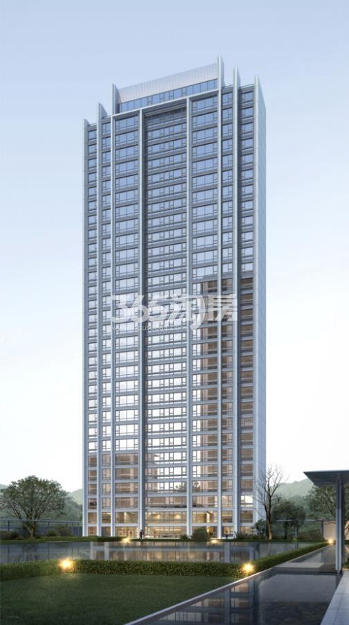 南京交通老城东G122地块项目住宅南立面效果图
