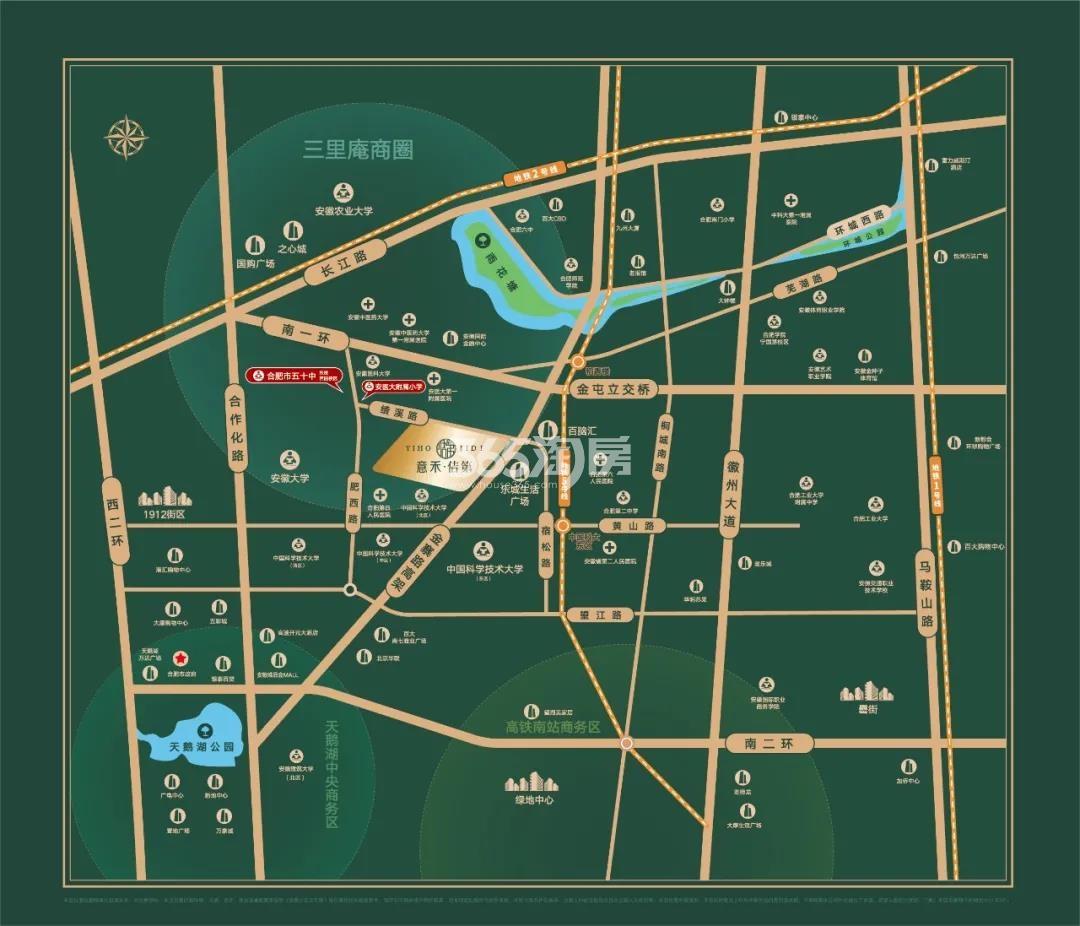 意禾佶第交通图