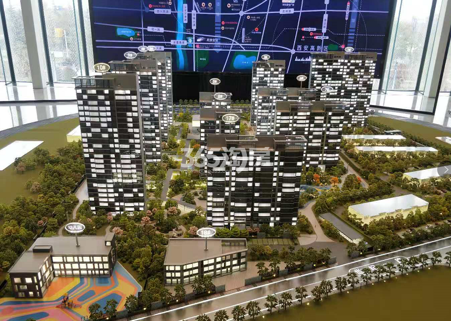 莱安万莱逸宸项目售楼部沙盘实拍（2020.11.26）