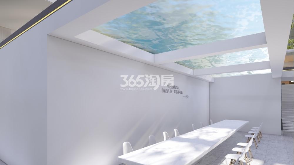 卓越美的·上城时光示范区顶部日照效果图