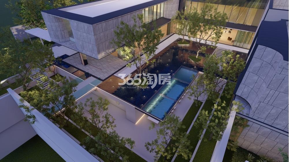 卓越美的·上城时光示范区整体效果图