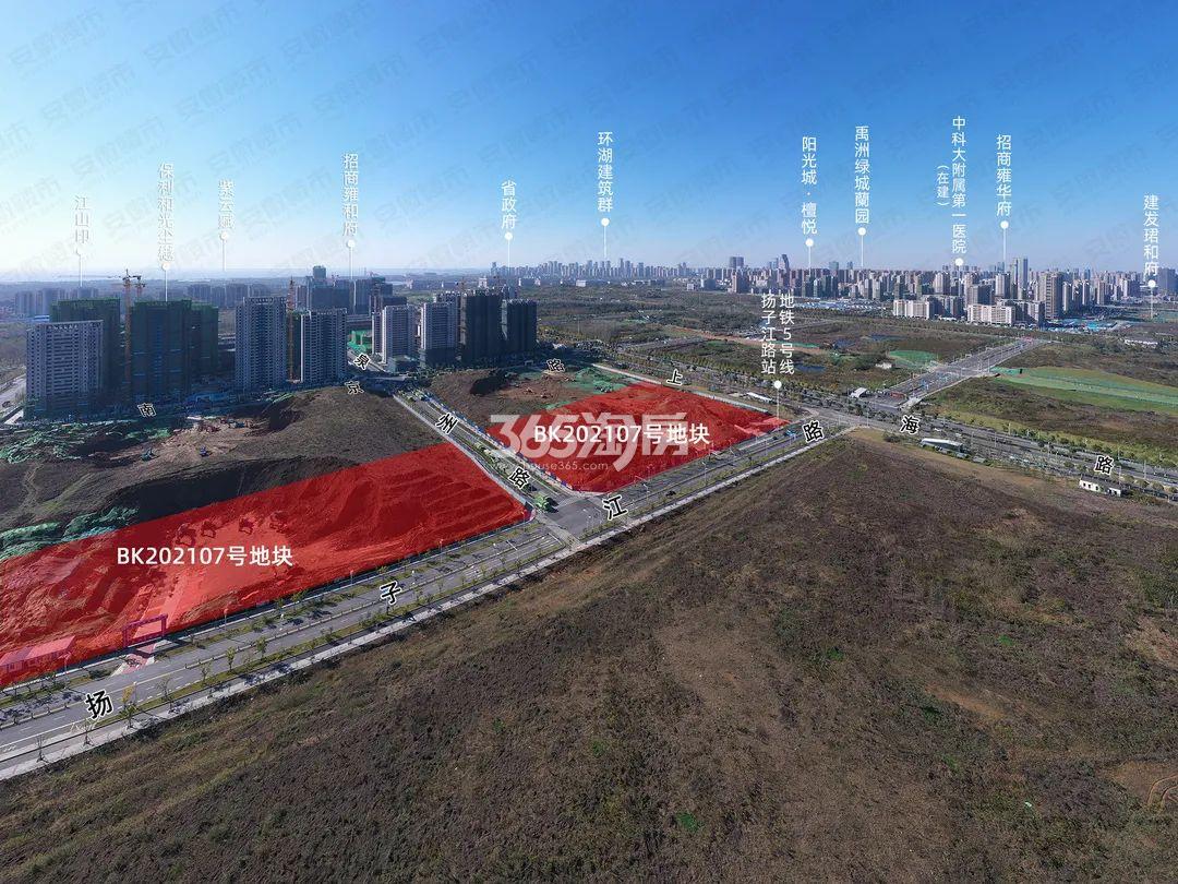 置地上玺项目航拍实景图（2022.2.21）