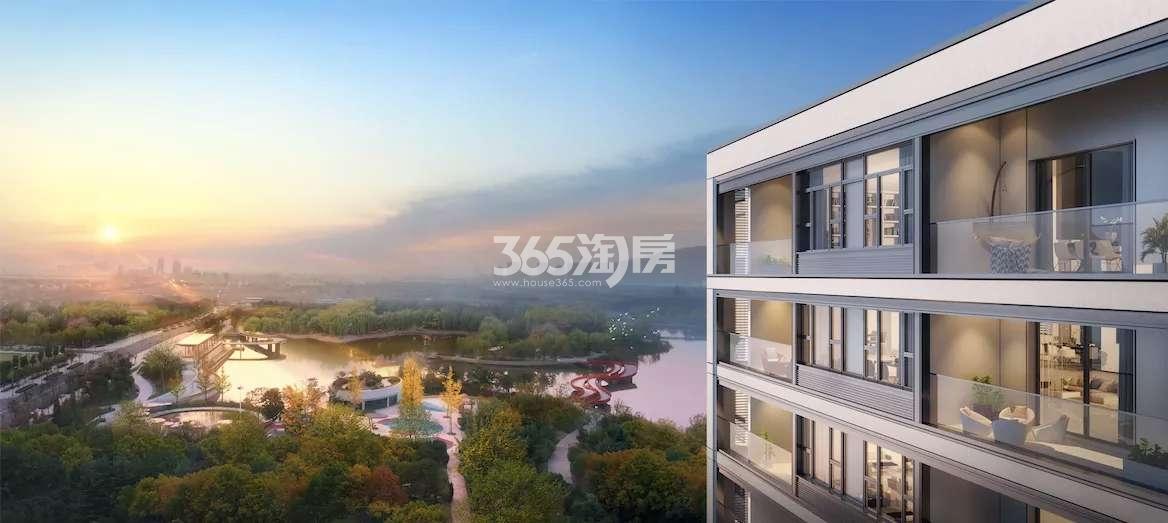 绿城招商·柳岸晓风项目效果图