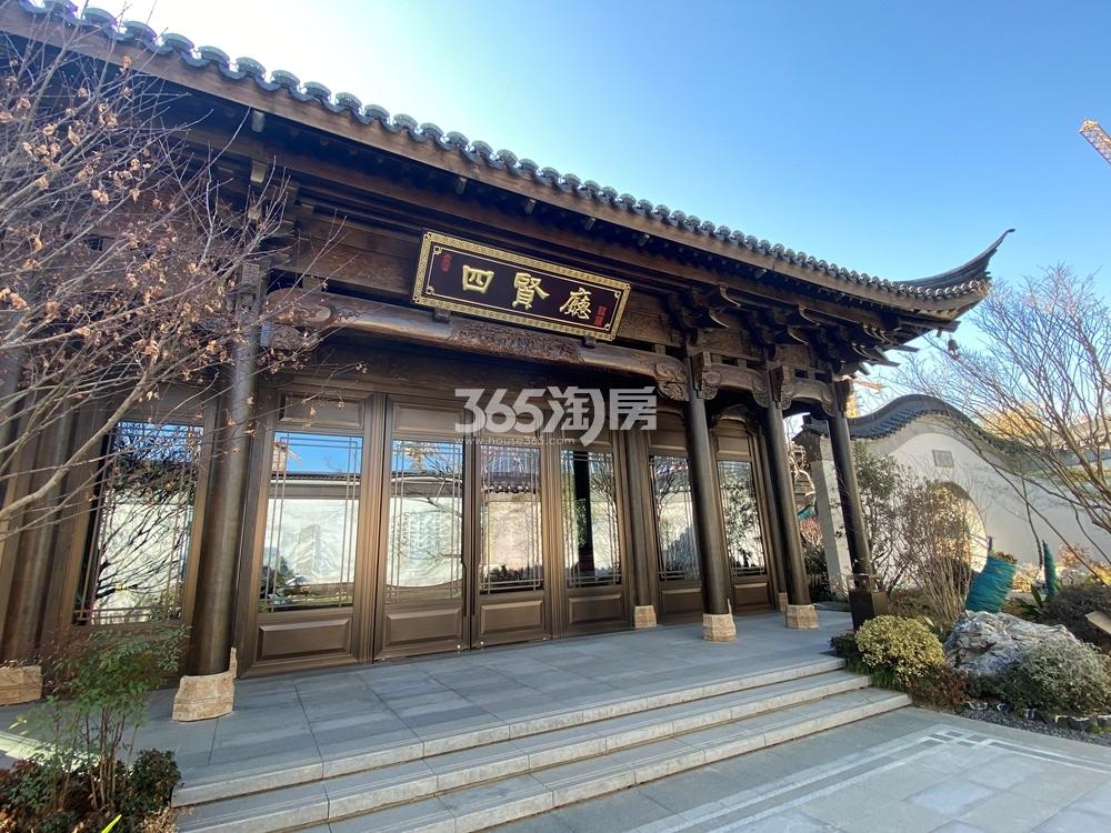 建发泊月湾示范区实景（2021.2.20摄）