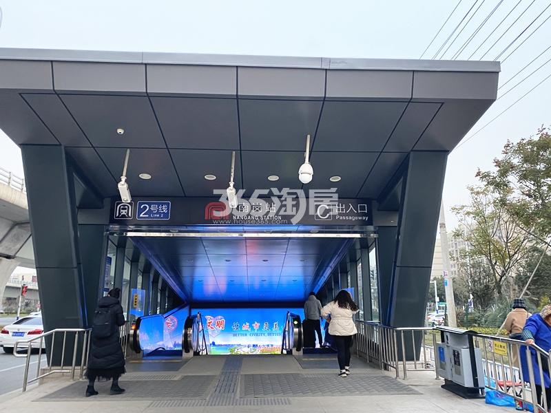 乐富强悦湖熙岸周边配套-地铁二号线王岗站（2020.12.21）