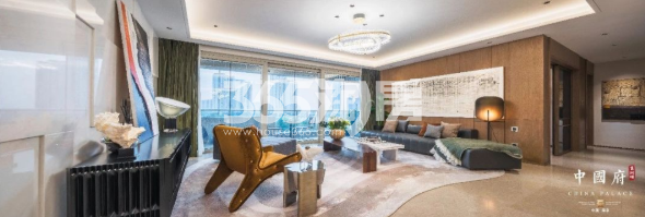 葛洲坝南京中国府建筑面积约230㎡户型样板间-客厅