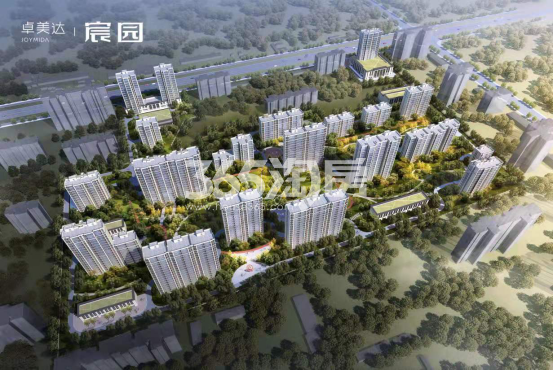 卓美达宸园鸟瞰图