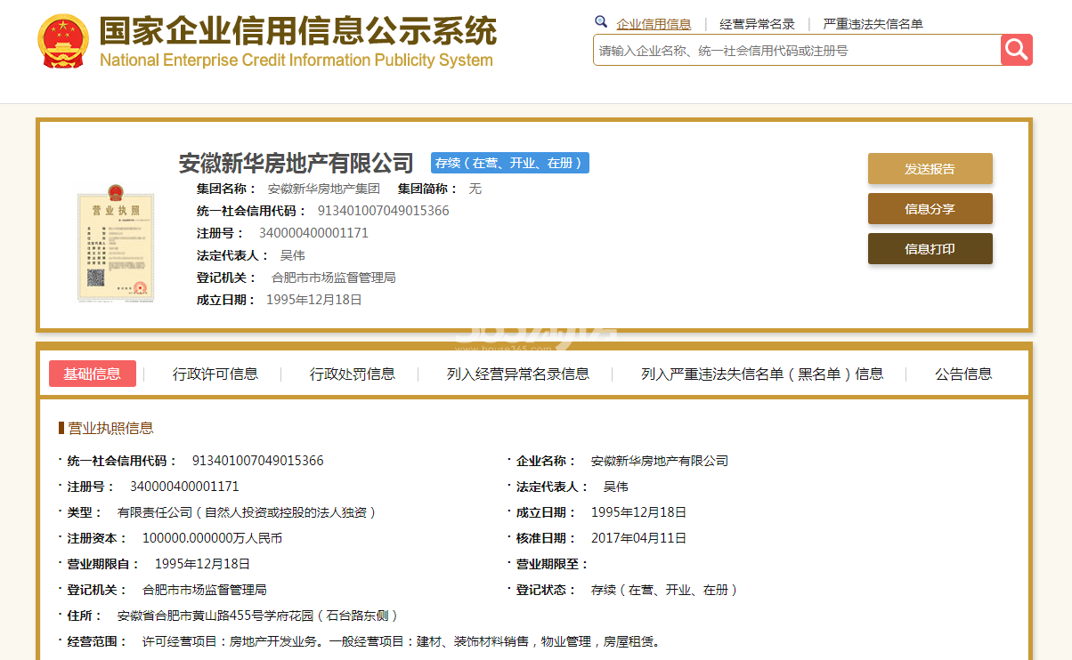 新华都汇中心营业执照
