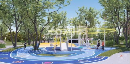 方远文璟花园街角公园儿童游乐场效果图
