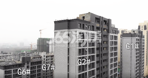 北雁湖玥园楼栋施工进度实景图（2021.1.8）