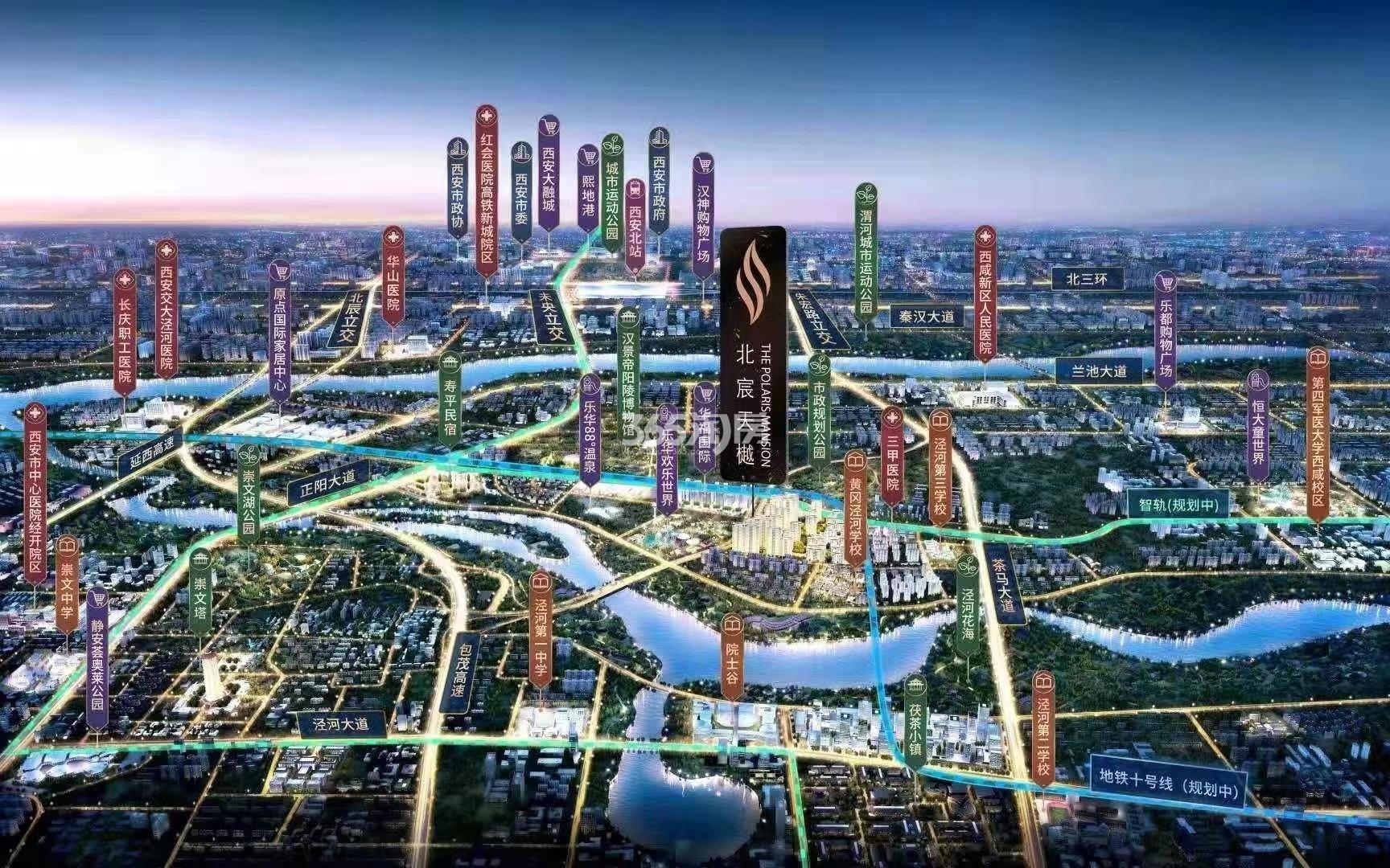 北宸天樾交通图