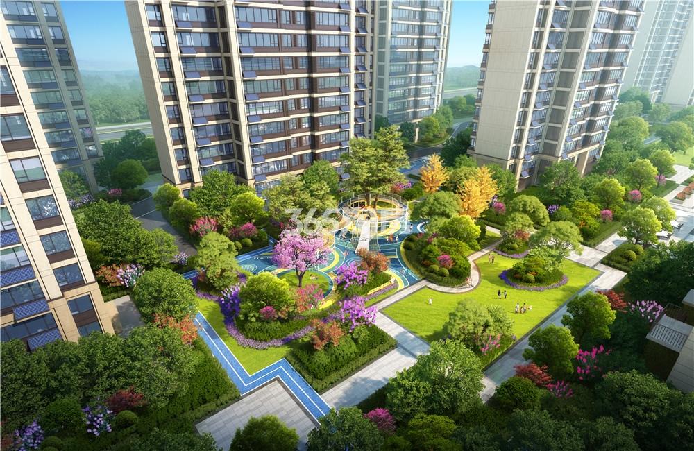 中交春风景里景观效果图