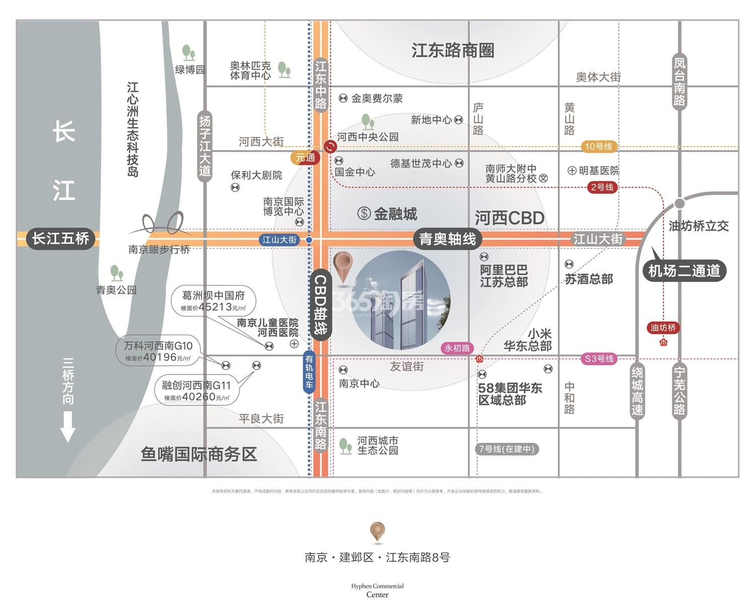 河西汇峯中心交通图