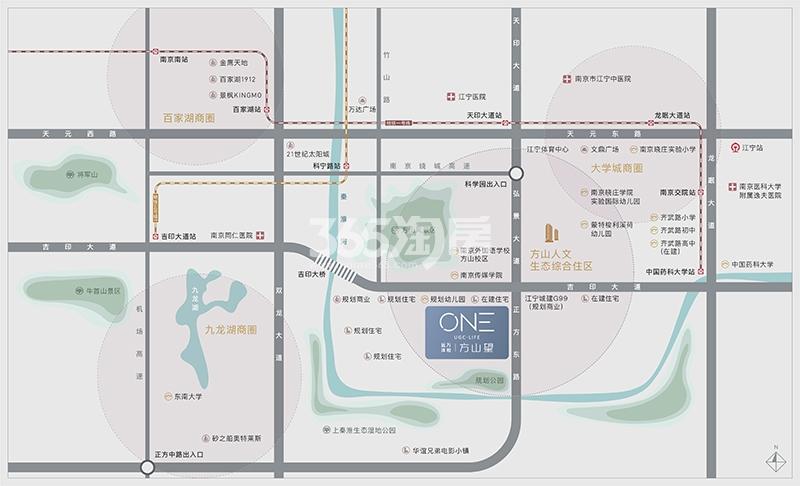 远洋万和方山望区位图