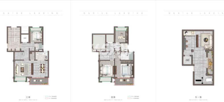 苏高新禹洲山云庭210㎡上叠户型