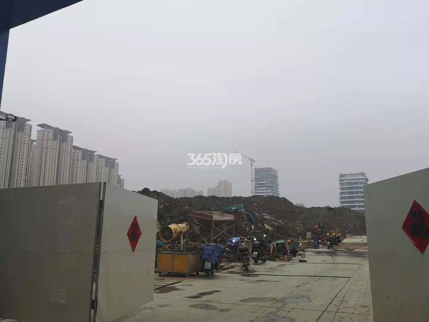 佳兆业滨湖和鸣施工现场实景图（2021.3.19）
