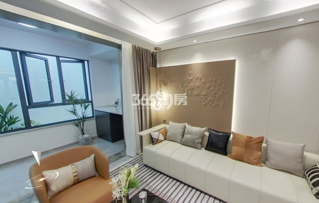 兴港和昌湖畔云栖130㎡户型样板间客厅