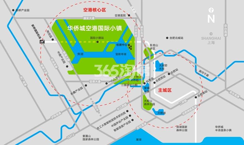 华侨城国际小镇4号地块交通图