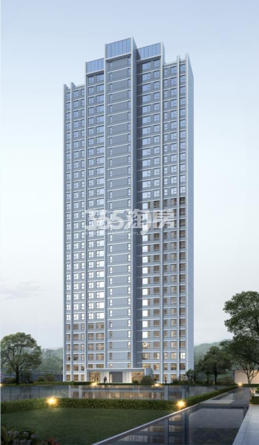南京交通老城东G122地块项目住宅北立面效果图