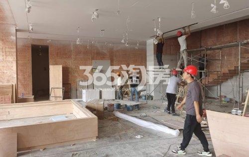 映溪四季花园售楼处在建实景图2