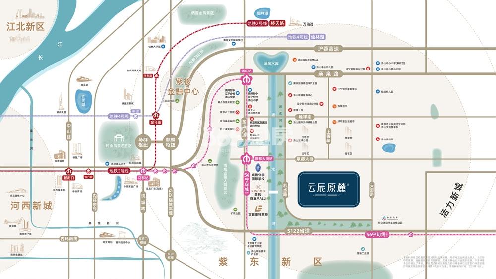 云辰原麓交通图