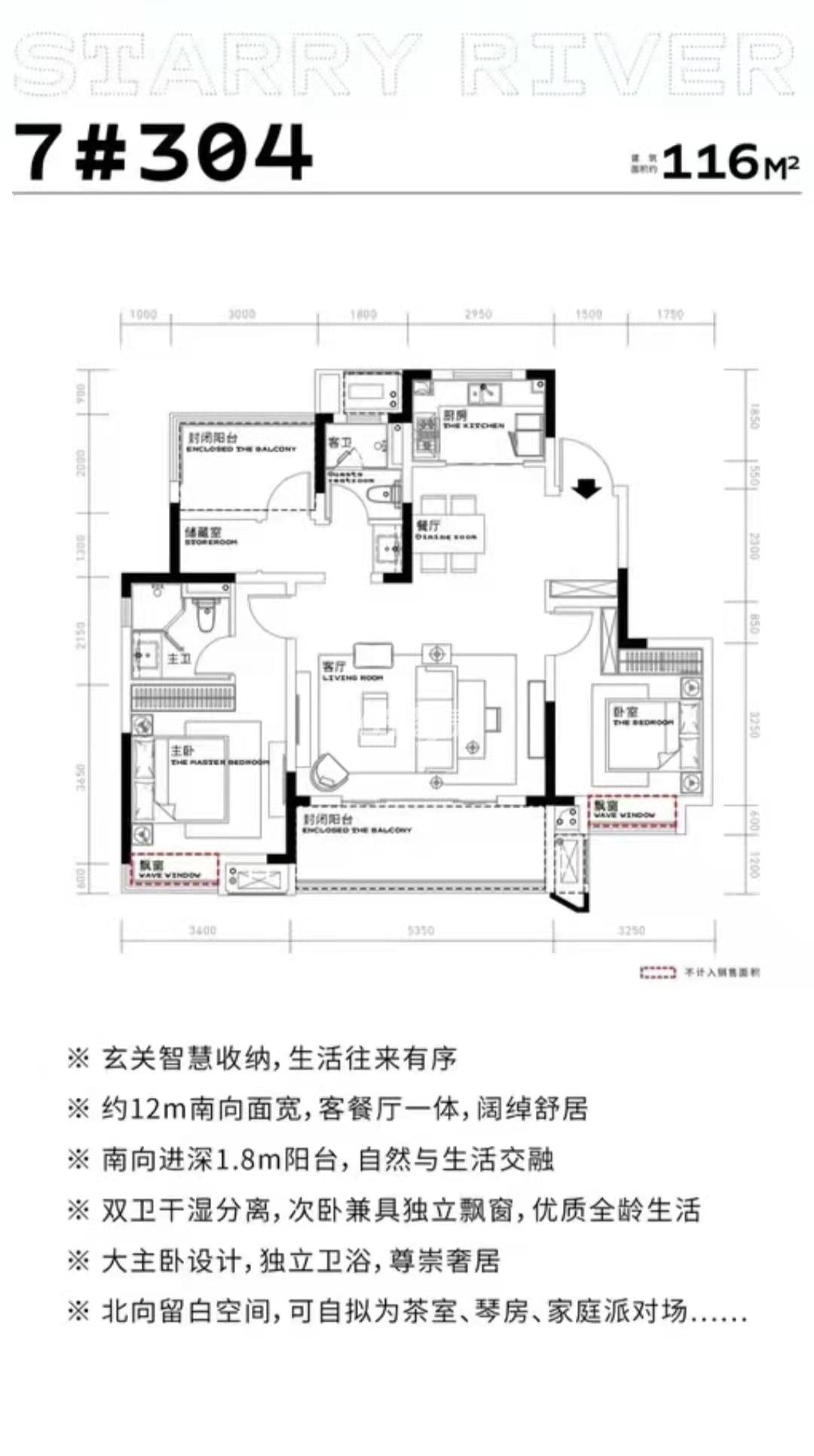 通和融创·融耀星辰户型图