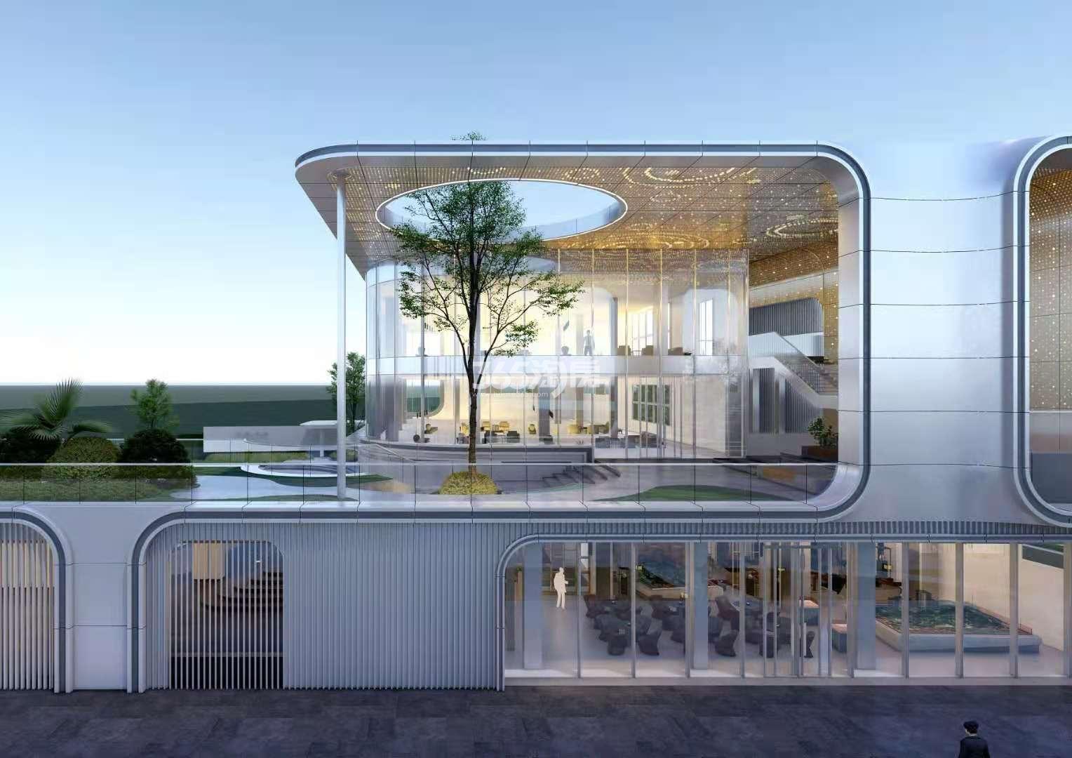 旭辉·吴门里售楼处外立面效果图