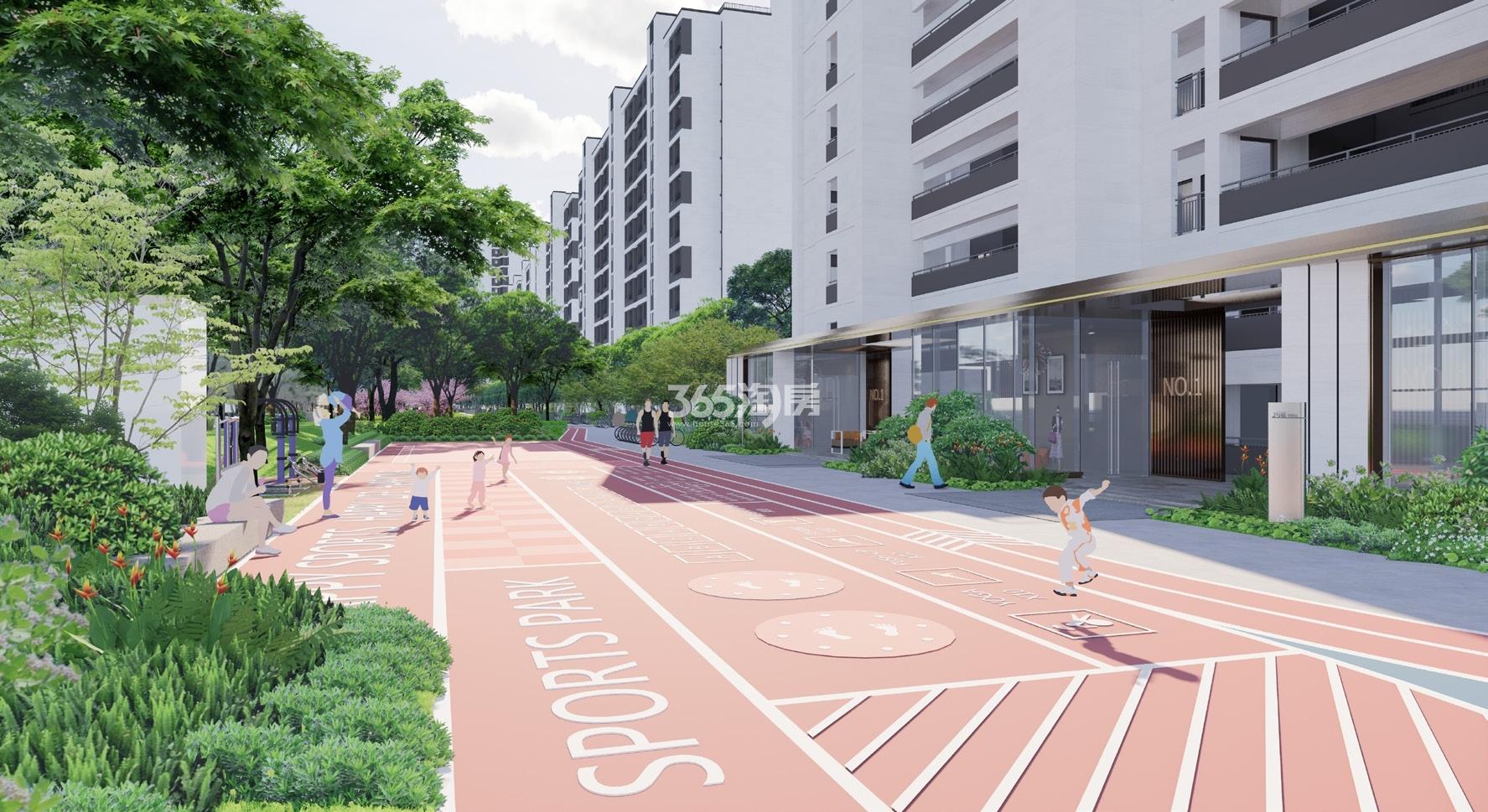 旭辉·吴门里社区运动场地效果图