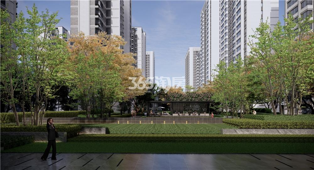 华润置地昆御府会客厅效果图
