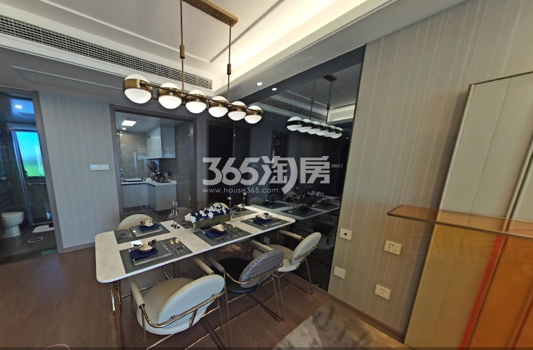上坤·云栖时光118㎡样板间餐厅实景图