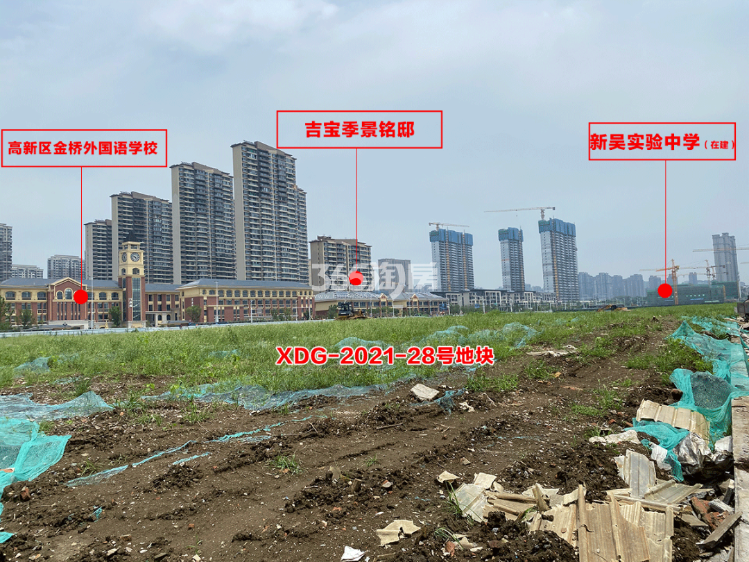 龙湖商贸区地块实景图（2021.7.18摄）