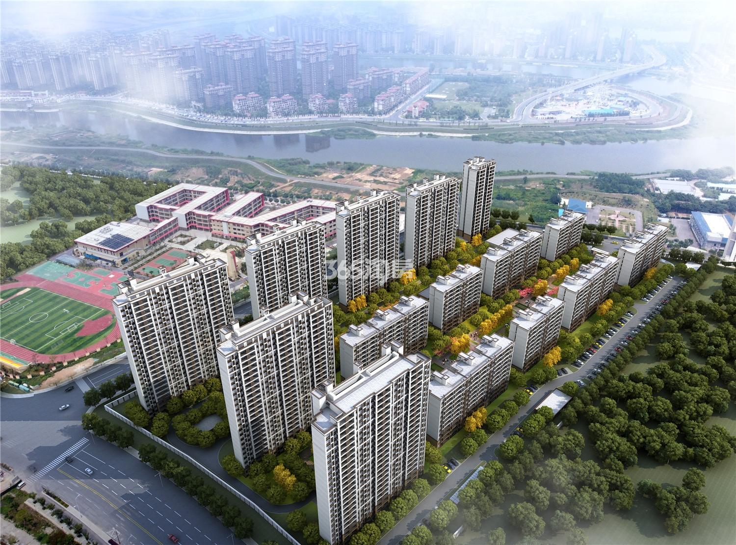 揽湾玖筑鸟瞰图