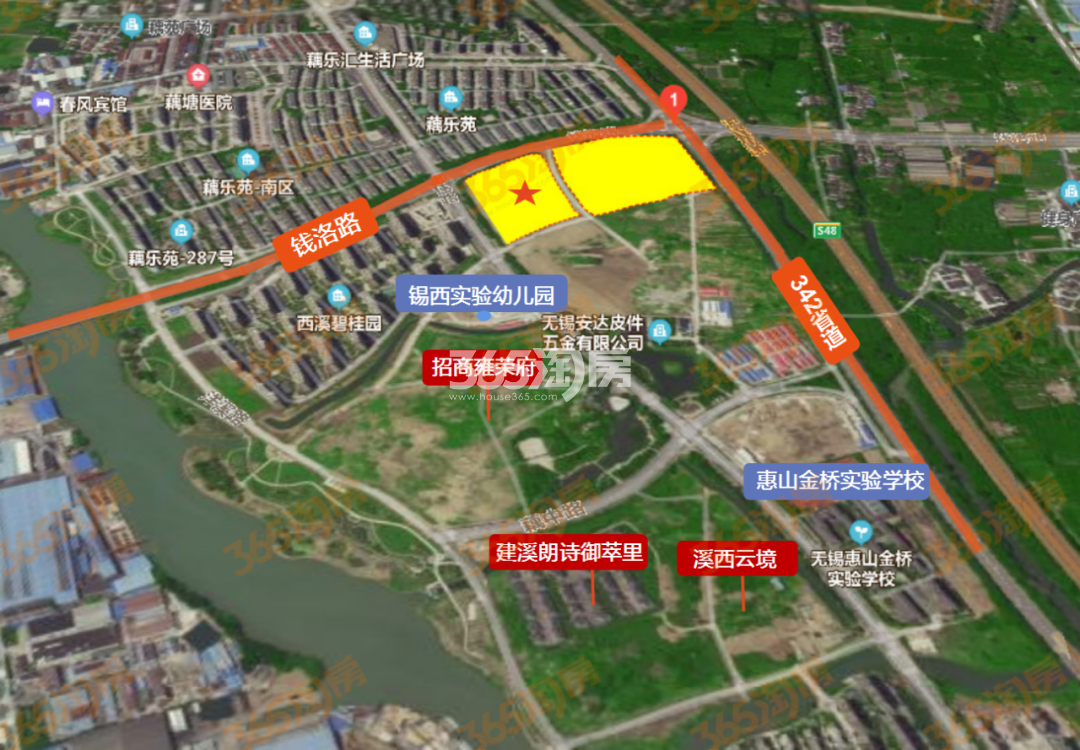 大华上伟路地块区位分布