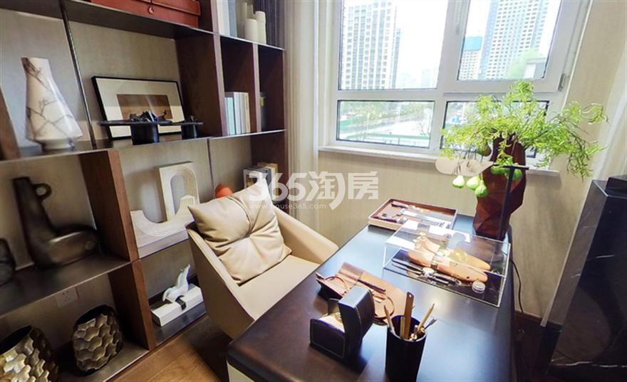 玖峰兰庭建面约108㎡样板间-书房