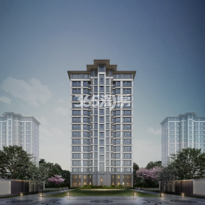 建发珺和府1、12#楼效果图(北向)_南京建发珺和府_南京新房网_365淘房