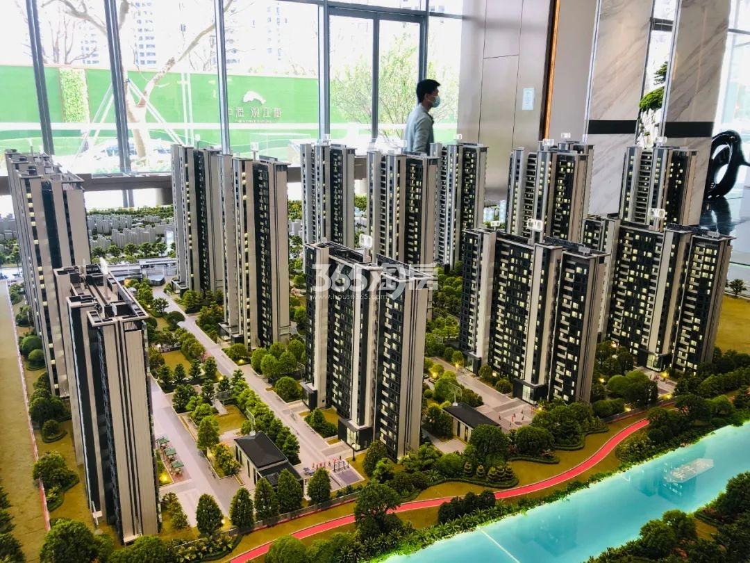 中海观江樾售楼处实景图